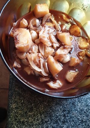 A picture of Potatoes & Onion (vegan).