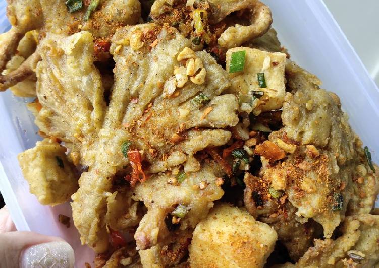 Resep Hot Crispy Oyster Mushroom &amp; Tofu yang Lezat