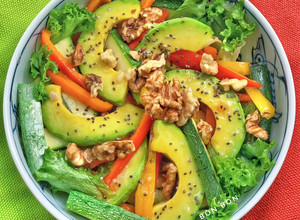 Hình của món Salad Trái Bơ.