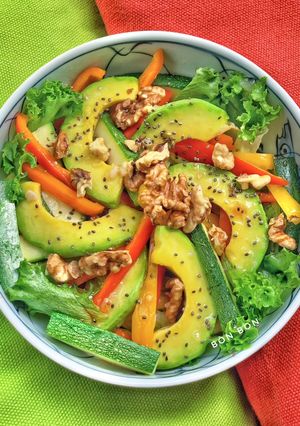 Hình của món Salad Trái Bơ.