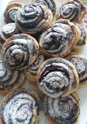 Kakaós csiga recept fotója