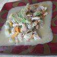 Pollo a la crema a mi estilo