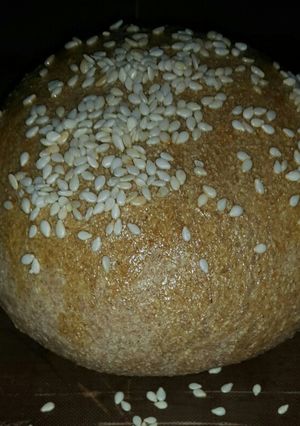 Una foto de Pan de hamburguesas integral esponjoso sin lacteos panificadora