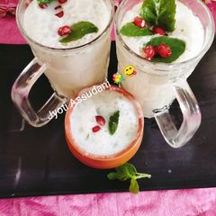 A picture of Spiced Buttermilk (masala chaas).