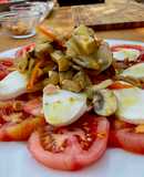 Ensalada de tomate refrescante exprés 👍🏻