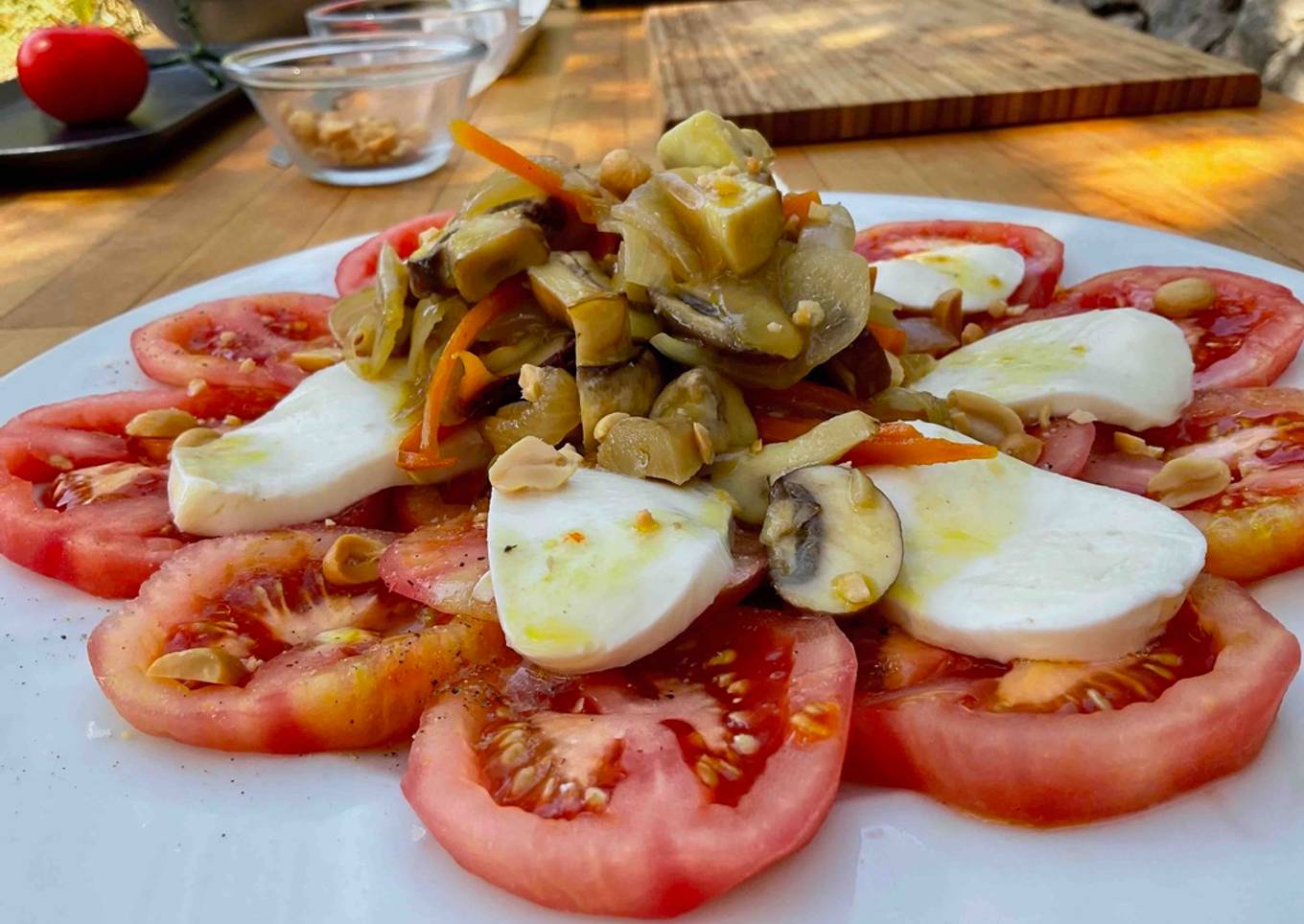 Ensalada de tomate refrescante exprés 👍🏻