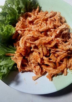 Foto resep Ayam suwir pedas manis