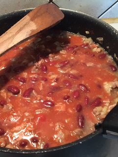 Chilis bab a la Szomor család karanténban (gluténmentes recept) recept fotója