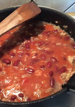 Chilis bab a la Szomor család karanténban (gluténmentes recept) recept fotója