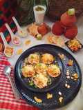 Papad Sev Puri Chaat with Raw Mango Salsa