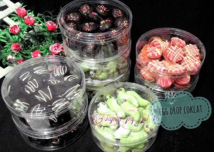 Langkah Mudah untuk Membuat Egg drops coklat, Bikin Ngiler