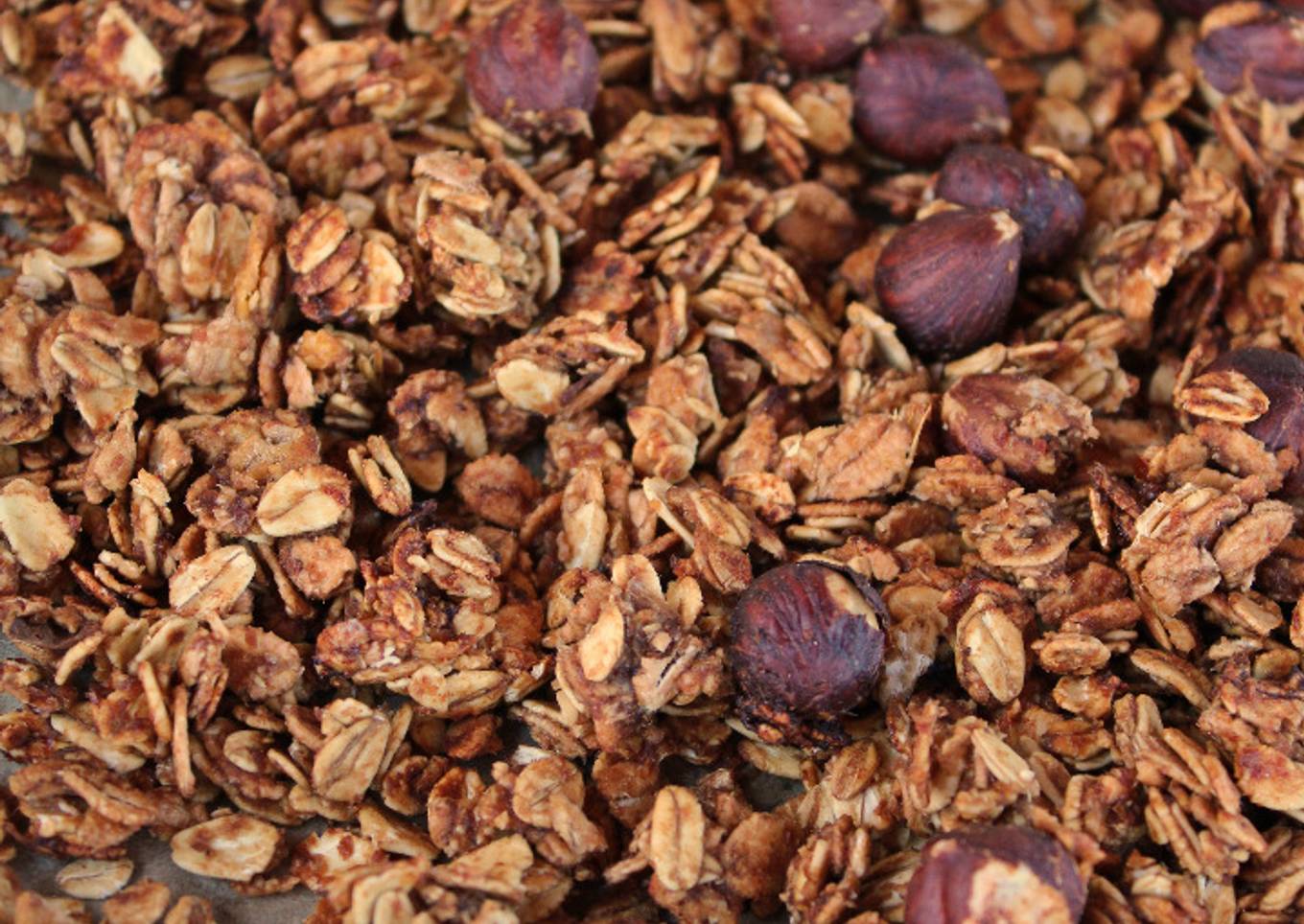 Granola de café y avellanas