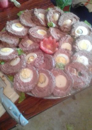 Una foto de Pan de carne arrollado