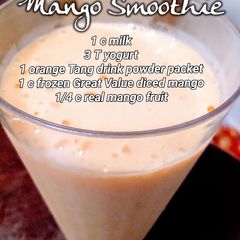 A picture of Mango Orange Smoothie.
