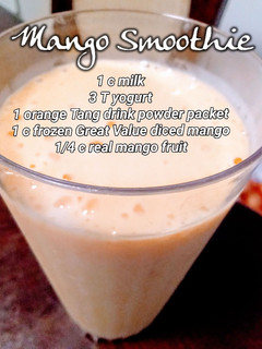 A picture of Mango Orange Smoothie.