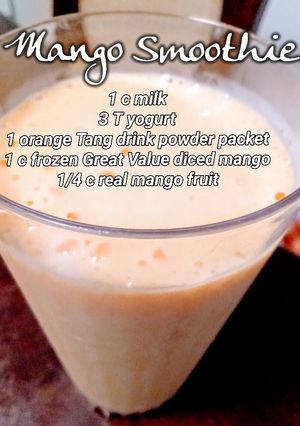 A picture of Mango Orange Smoothie.