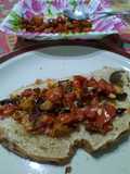 Berenjena salteada con tomate