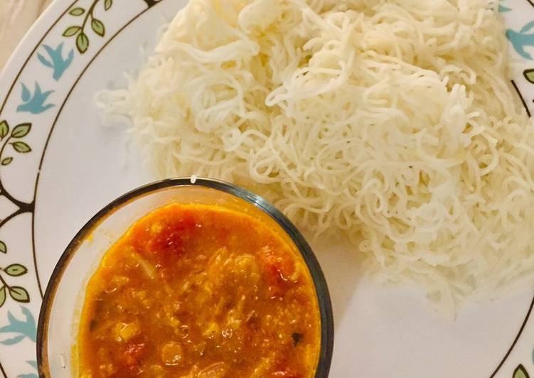 Recipe of Homemade Tamil style Idiyappam And Tomato Kurma