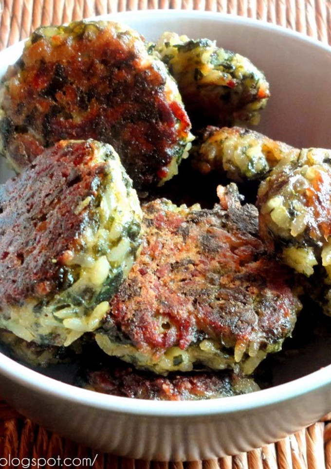 Una foto de Croquetas vegetarianas de acelga SIN GLUTEN, SIN FREÍR y SÚPER ECONÓMICAS