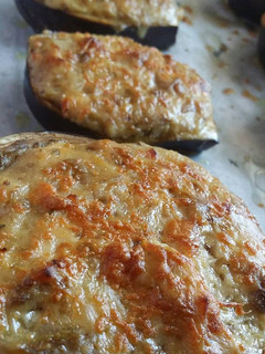 Una foto de Berenjenas rellenas de pechuga de pollo