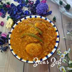 Zambre Thool Teh Daal/Kashmiri Fried Eggs with Bengal Gram-レシピのメイン写真