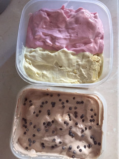 A picture of Ice Cream with Evaporated Milk and Honey.