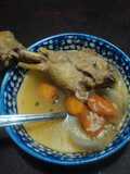Caldillo de piernas de pollo las Correa del Ocote. Jalisco México