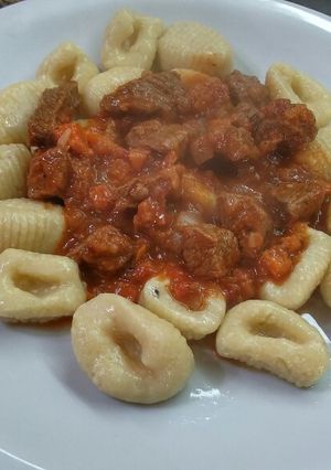 Una foto de Ñoquis de batatas ❤