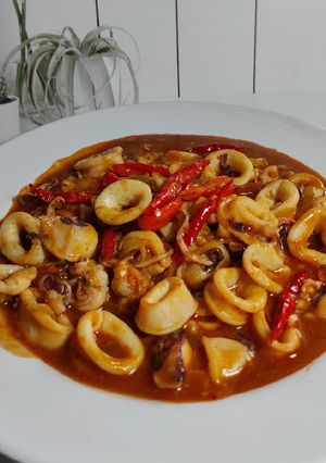 Foto resep Cumi Saus Padang