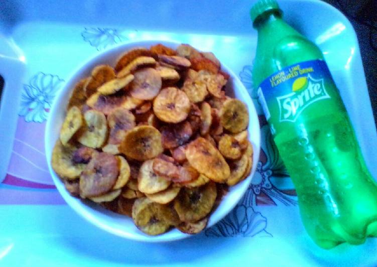 Recipe of Super Quick Homemade Unbreakable Spicy Plantain Chips