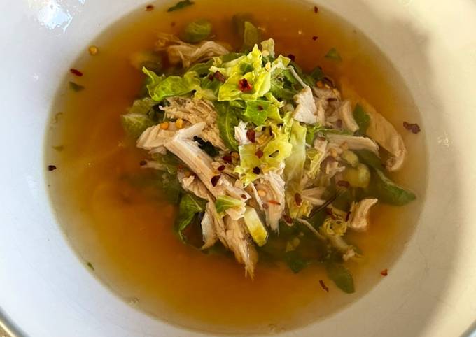 So Tasty Mexico Food Leftover Turkey & Sprout Asian Style Broth