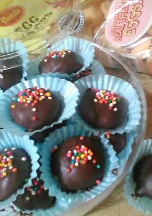 Foto resep 136) Eggdrops Chocolate Cookies