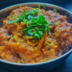 A picture of Baingan ka Bharta.