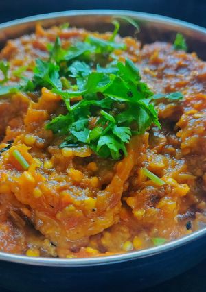 A picture of Baingan ka Bharta.