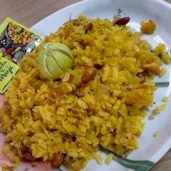 Masala poha A picture of Masala poha.