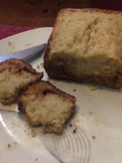 Una foto de Budín de banana y dulce de leche