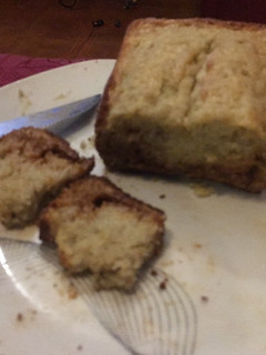 Una foto de Budín de banana y dulce de leche