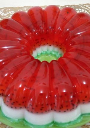 Foto resep Puding Delima