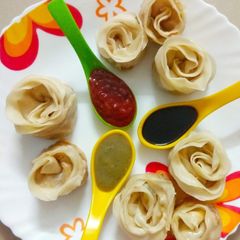 A picture of Veg Momos.