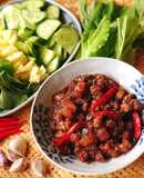 Thịt kho mắm ruốc