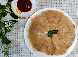 DIY米紙月亮蝦餅 的食譜成品照片