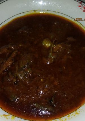 A picture of Dry fish swew.