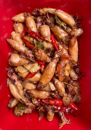 Foto resep Tumis cumi asin