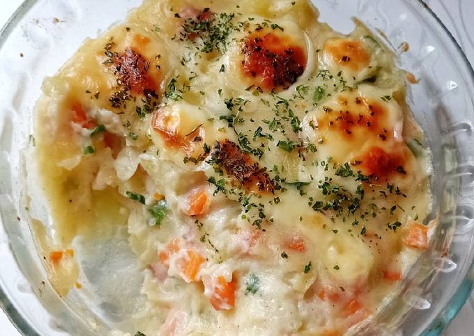 Cara Memasak Creamy Potato Bake Enak Dan Mudah