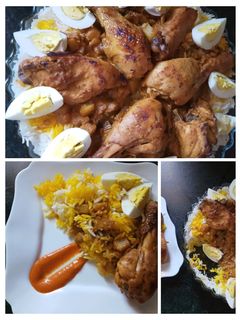 صورة لوصفة ارز بسمتي بالدجاج
