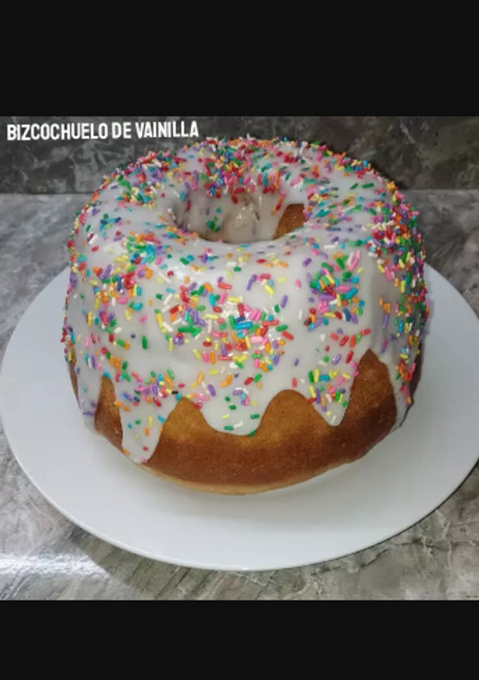 Una foto de Bizcochuelo de vainilla 😋🧉