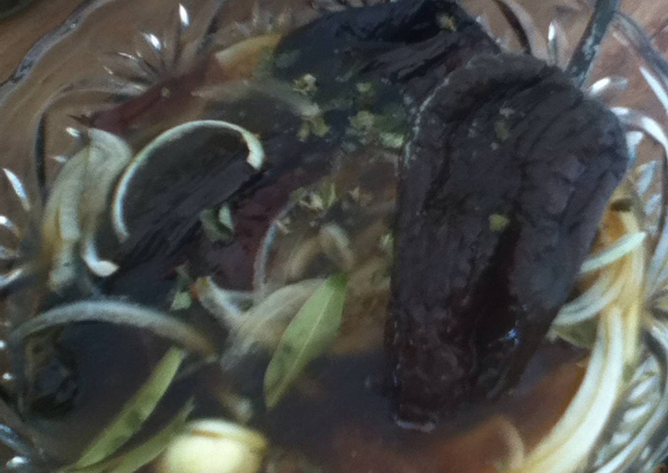 Chile seco ancho en escabeche relleno de ensalada de atún tipo las correa