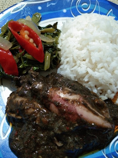 Foto resep Cumi telur masak hitam