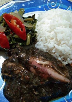 Foto resep Cumi telur masak hitam