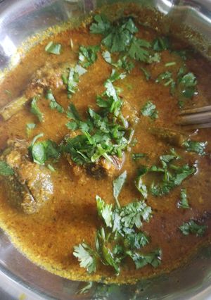 A picture of Quick baingan curry.